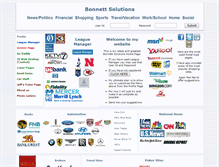 Tablet Screenshot of bonnettsolutions.com